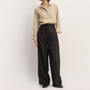 Everlane way high drape pants